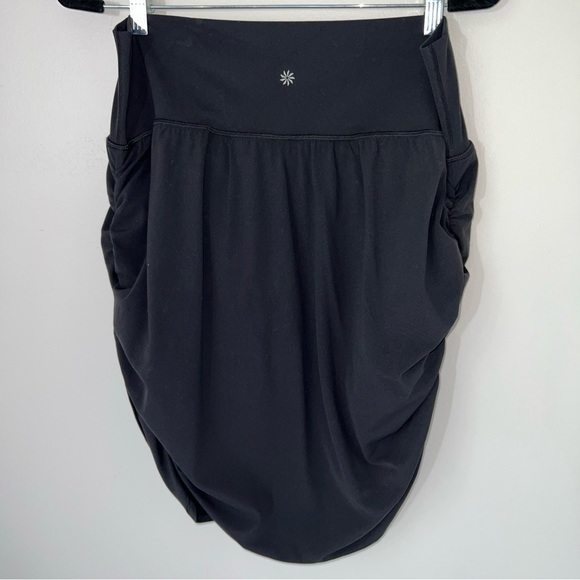 Athleta Transcend Skort Plus Size Layered Skirt With Shorts Black Size XXL EUC - Picture 10 of 14